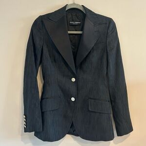 Womens Dolce & Gabbana Black Blazer